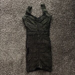 Guess Glittering Black Mini Dress